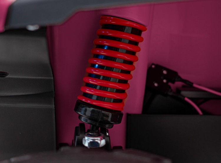 Quad elektryczny dla dzieci Can Am Outlander ATV Różowy