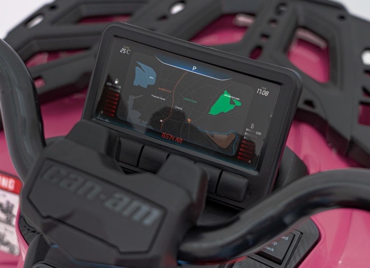 Quad elektryczny dla dzieci Can Am Outlander ATV Różowy