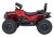 Quad Can Am Outlander ATV Czerwony