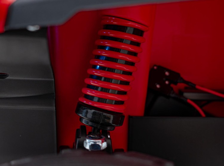 Quad na akumulator dla dzieci Can Am Outlander ATV Czerwony