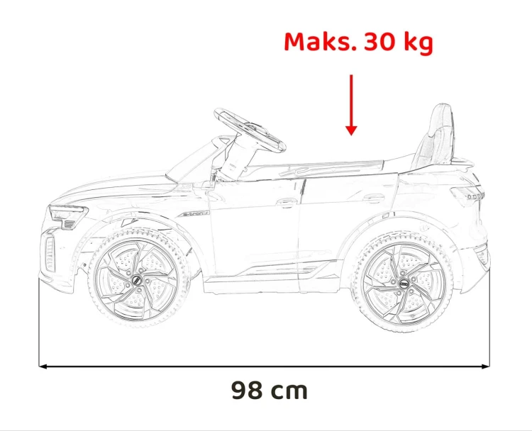 Samochód dla dziecka Audi SQ