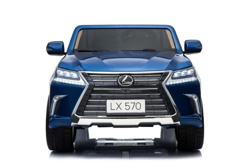 Lexus LX570 Lakierowane Autko dla 2 dzieci Niebieski SUV + Pilot