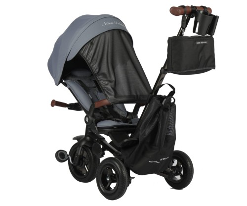 Qplay Rowerek Trójkołowy Nova Deluxe Grey