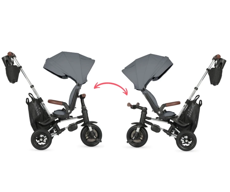 Qplay Rowerek Trójkołowy Nova Deluxe Grey