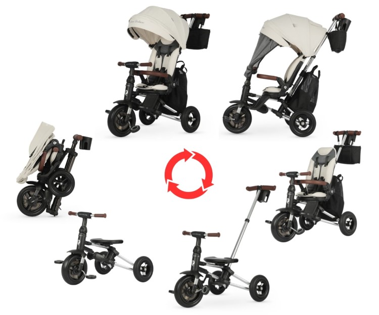 Qplay Rowerek Trójkołowy Nova Deluxe Beige