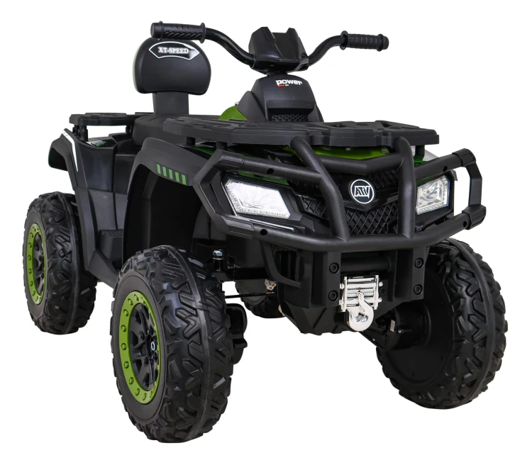 Quad na akumulator XT-Speed dla dzieci Zielony , Napęd 4x4