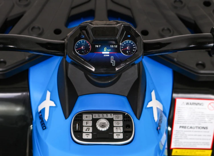 Quad na akumulator XT-Speed dla dzieci Niebieski , Napęd 4x4