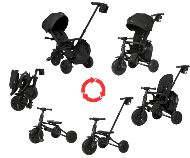 Qplay Rowerek Trójkołowy Nova Max Black