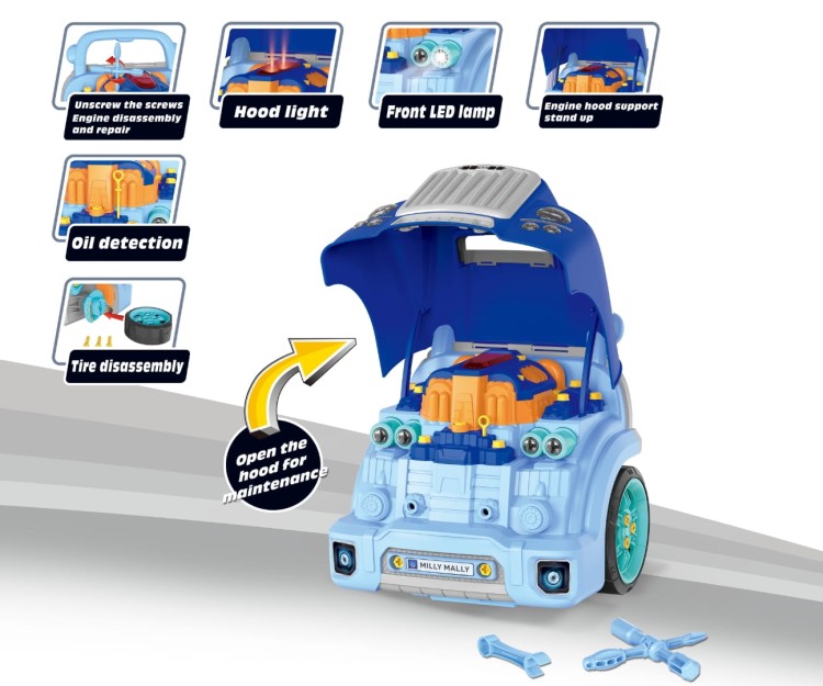 Milly Mally Silnik rozkręcalny N-gine Blue