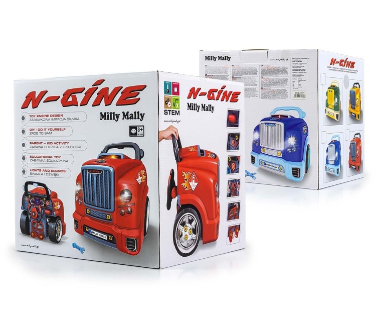 Milly Mally Silnik rozkręcalny N-gine Blue