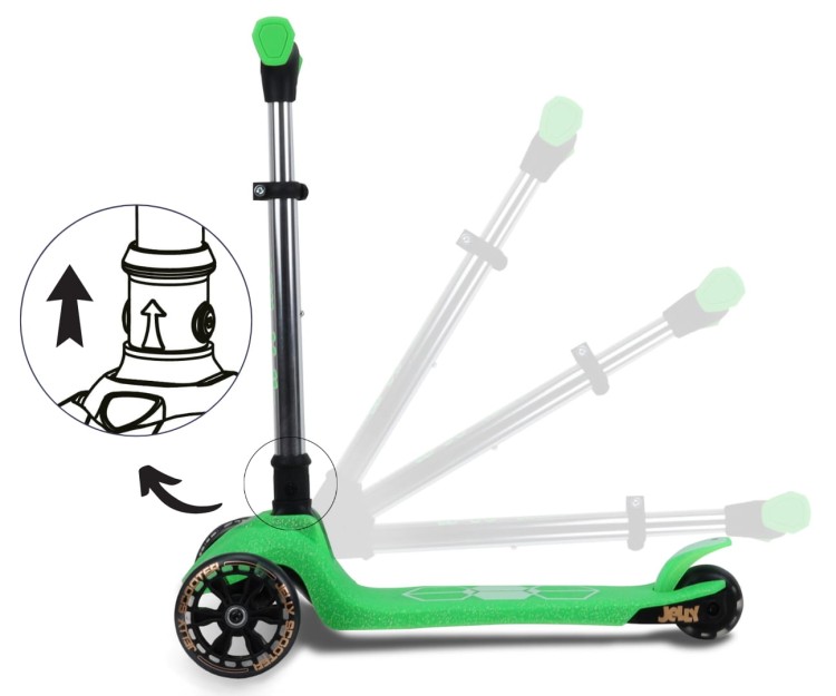 Milly Mally Scooter Jelly Green - Hulajnoga