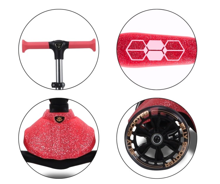 Milly Mally Scooter Jelly Pink - Hulajnoga