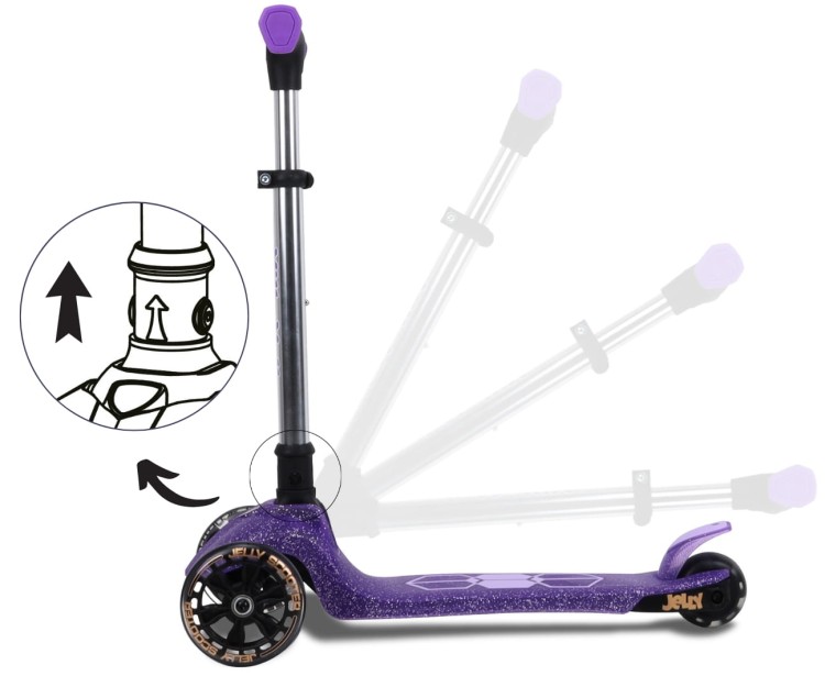 Milly Mally Scooter Jelly Violet - Hulajnoga