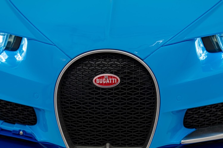 Bugatti Chiron Samochód na akumulator dla dzieci Niebieski