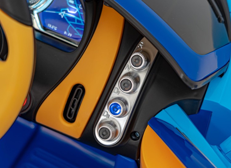 Bugatti Chiron Samochód na akumulator dla dzieci Niebieski