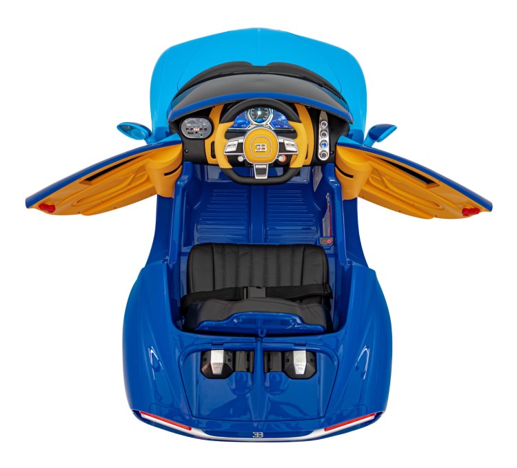 Bugatti Chiron Samochód na akumulator dla dzieci Niebieski