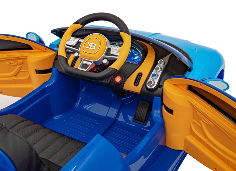 Bugatti Chiron Samochód na akumulator dla dzieci Niebieski