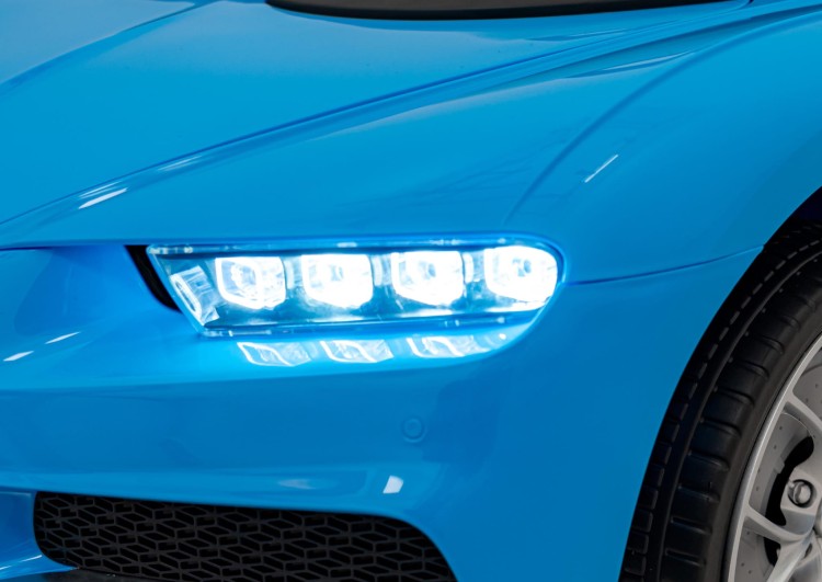 Bugatti Chiron Samochód na akumulator dla dzieci Niebieski