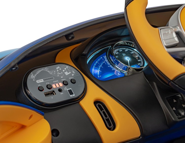 Bugatti Chiron Samochód na akumulator dla dzieci Niebieski