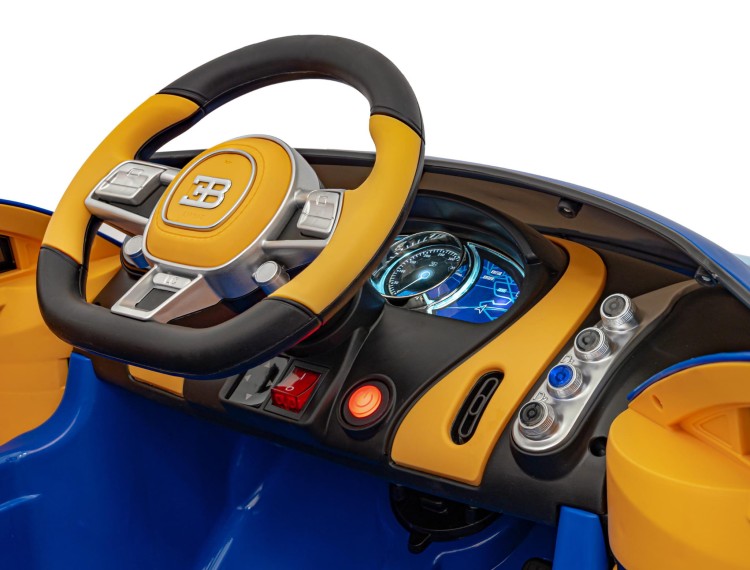 Bugatti Chiron Samochód na akumulator dla dzieci Niebieski