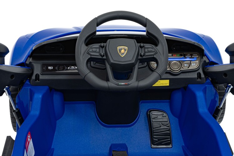 Pojazd Lamborghini Revuelto Niebieski - Samochód elektryczny dla dziecka