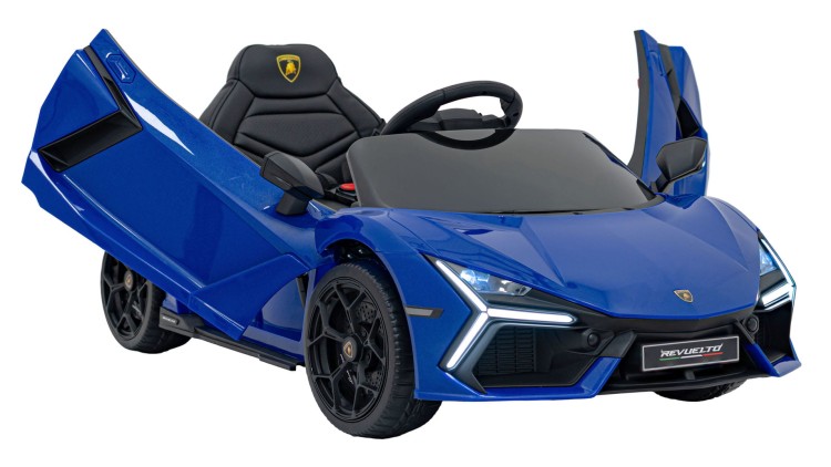 Pojazd Lamborghini Revuelto Niebieski - Samochód elektryczny dla dziecka