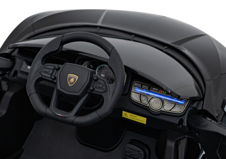 Pojazd Lamborghini Revuelto Czarne - Samochód elektryczny dla dziecka
