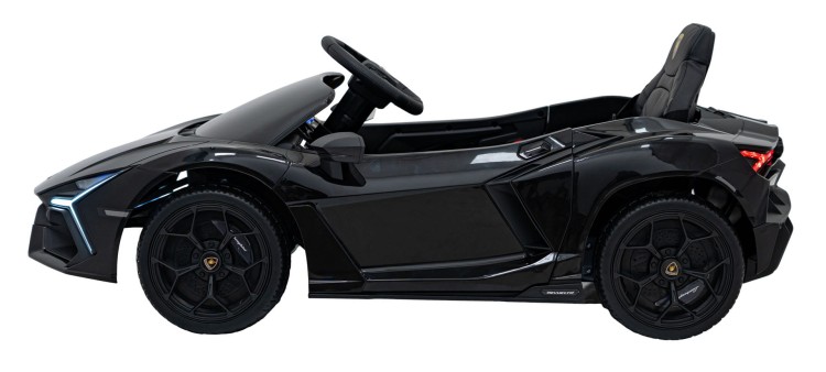 Pojazd Lamborghini Revuelto Czarne - Samochód elektryczny dla dziecka