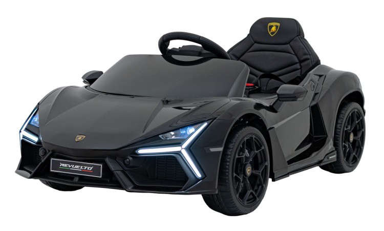 Pojazd Lamborghini Revuelto Czarne - Samochód elektryczny dla dziecka