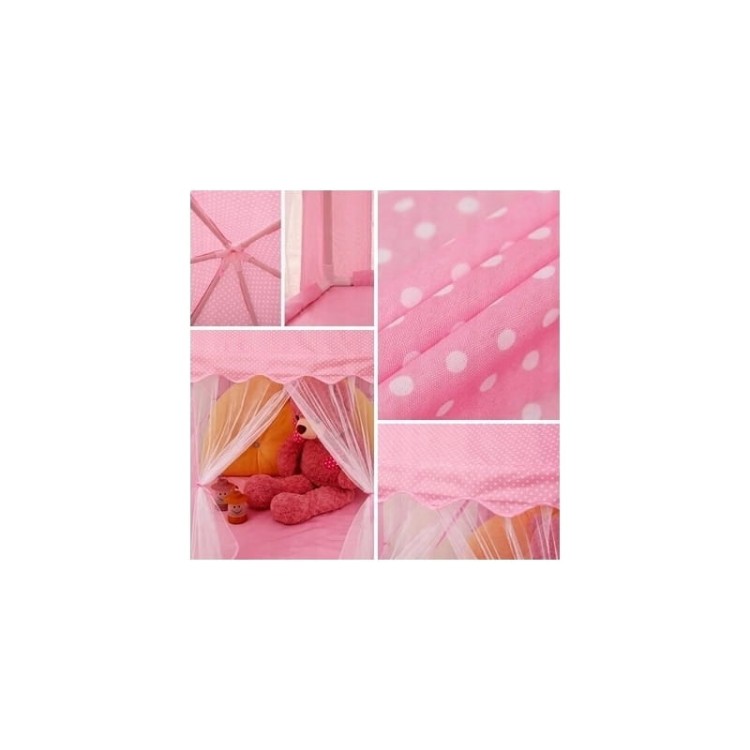 WOOPIE Namiot Zamek Księżniczki XXL Domek do Domu i Ogrodu