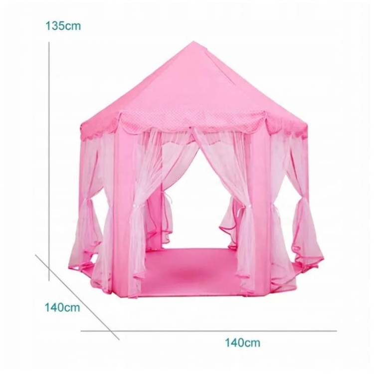 WOOPIE Namiot Zamek Księżniczki XXL Domek do Domu i Ogrodu