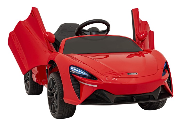 McLaren Artura na akumulator dla dzieci Czerwony - Samochód elektryczny dla dziecka