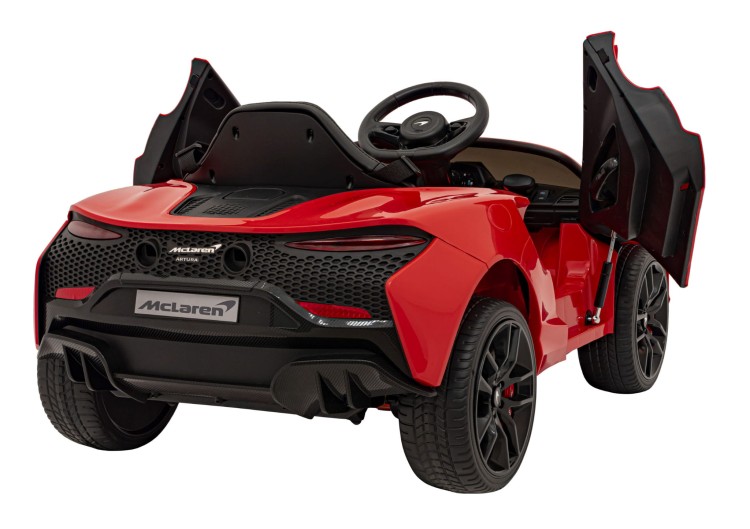 McLaren Artura na akumulator dla dzieci Czerwony - Samochód elektryczny dla dziecka