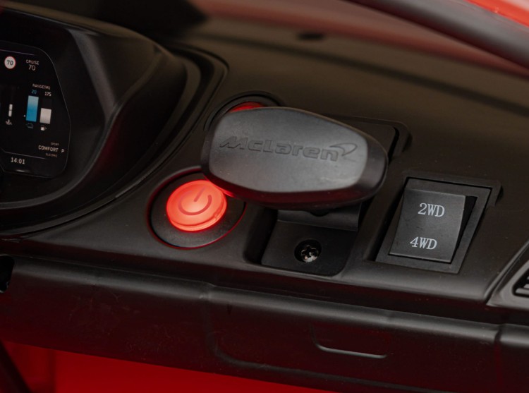 McLaren Artura na akumulator dla dzieci Czerwony - Samochód elektryczny dla dziecka