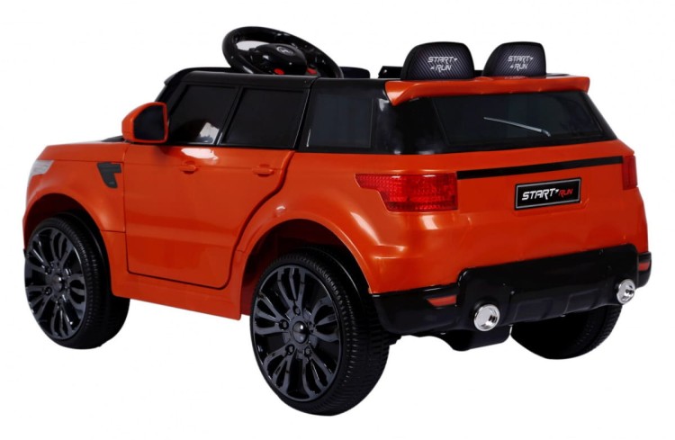 Autko Start Run na akumulator, Pomarańczowy SUV + Pilot