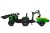 Traktor na akumulator z przyczepką i łyżką SX2068 zielony