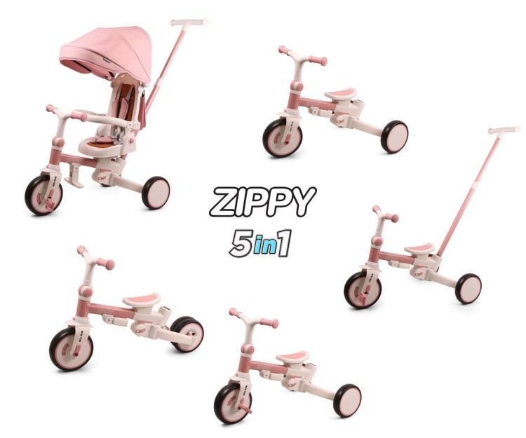 Milly Mally Rowerek Trójkołowy Zippy Pink