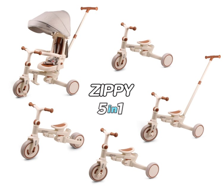 Milly Mally Rowerek Trójkołowy Zippy Beige