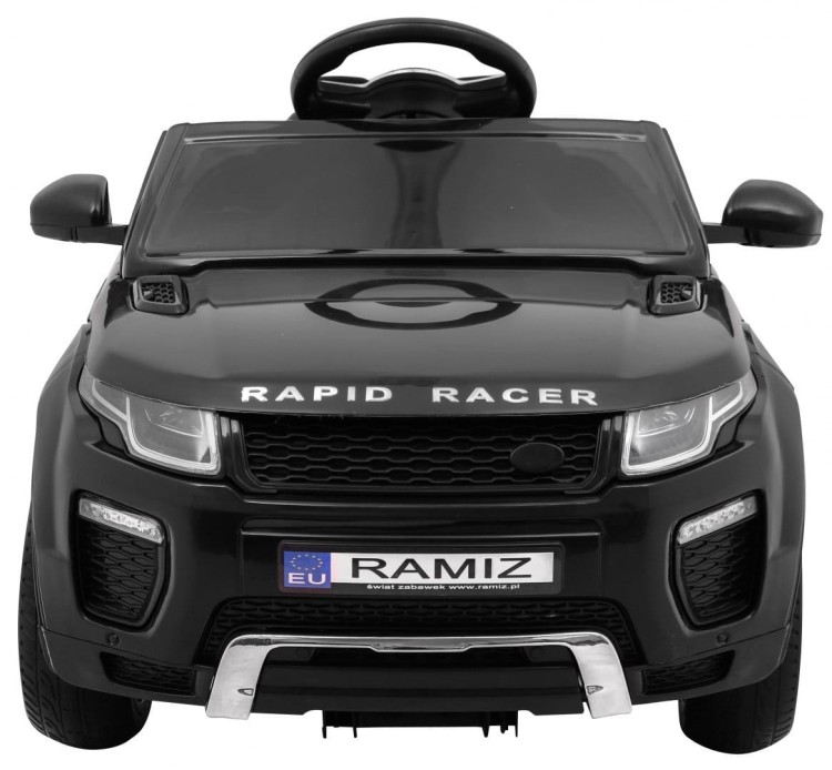 Autko Rapid Racer elektryczne dla dzieci, Czarny SUV + Pilot