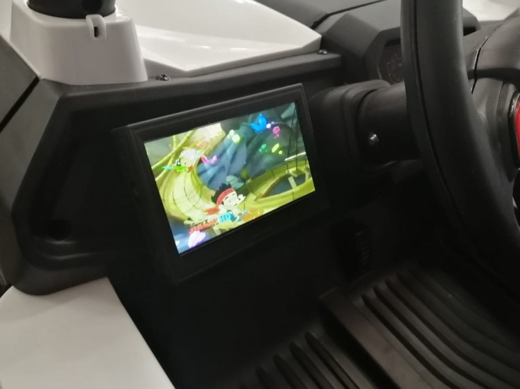 Buggy SuperStar Samochód elektryczny dla dzieci Biały