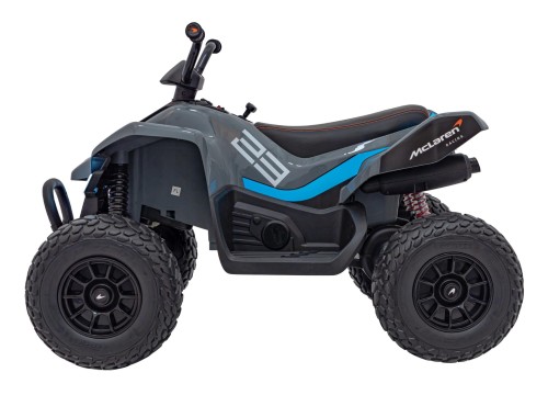 Quad elektryczny McLaren Racing MCL 35 dla dzieci Szary + Pilot