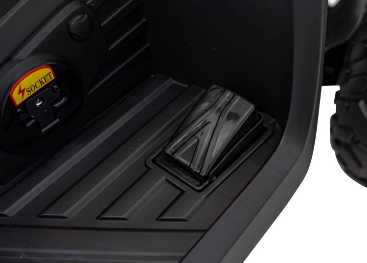 Quad elektryczny McLaren Racing MCL 35 dla dzieci Szary + Pilot