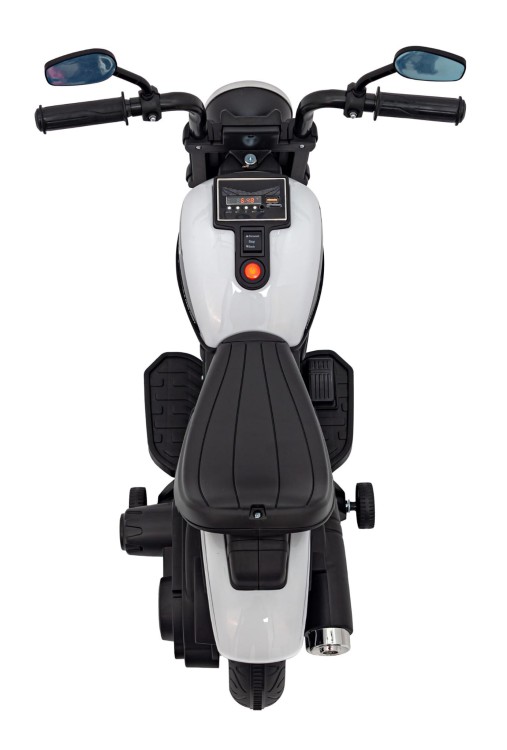 Motorek Chopper FASTER na akumulator dla dzieci Biały