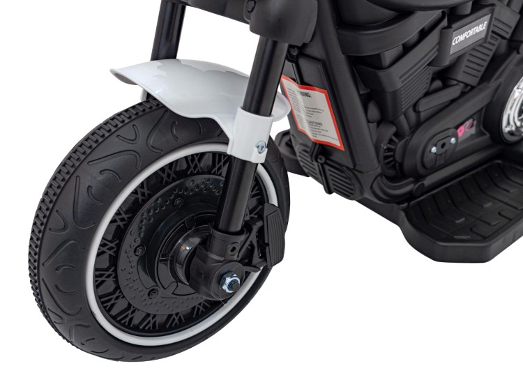 Motorek Chopper FASTER na akumulator dla dzieci Biały