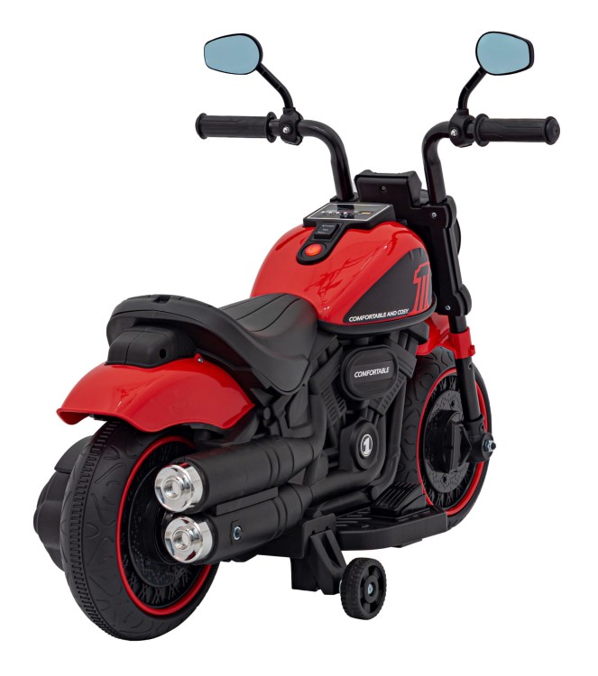 Motorek Chopper FASTER na akumulator dla dzieci Czerwony