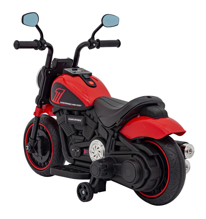 Motorek Chopper FASTER na akumulator dla dzieci Czerwony