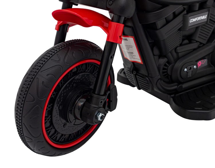 Motorek Chopper FASTER na akumulator dla dzieci Czerwony