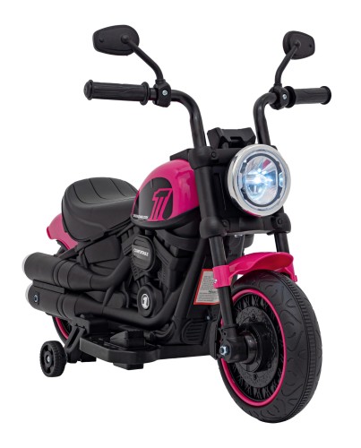 Motorek Chopper FASTER na akumulator dla dzieci Różowy