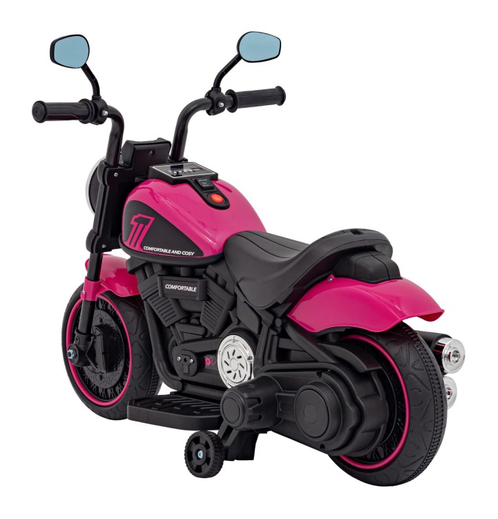 Motorek Chopper FASTER na akumulator dla dzieci Różowy
