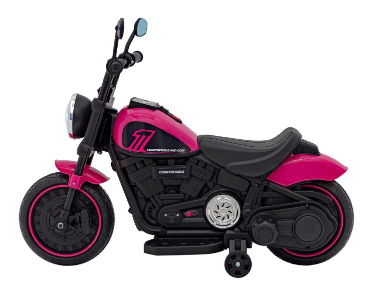 Motorek Chopper FASTER na akumulator dla dzieci Różowy